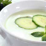Receta Sopa fría de Pepino y Yogurt