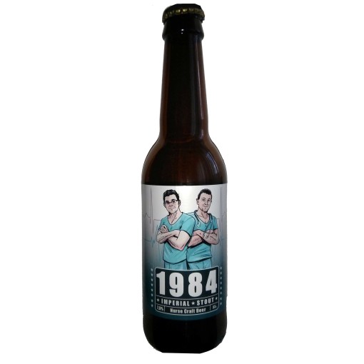 Comprar Cerveza Artesanal Nurse 1884, color muy oscuro, casi negra, con carácter. Imperial Stout. La antigua cerveza de los zares. Producto Gourmet. Delicatessen