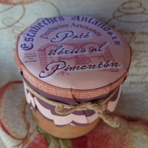 Comprar Paté Ibérico al Pimentón de la Vera. Elaboración artesanal de Escabeches Antaño. Producto Gourmet de Albacete, Castilla – La Mancha