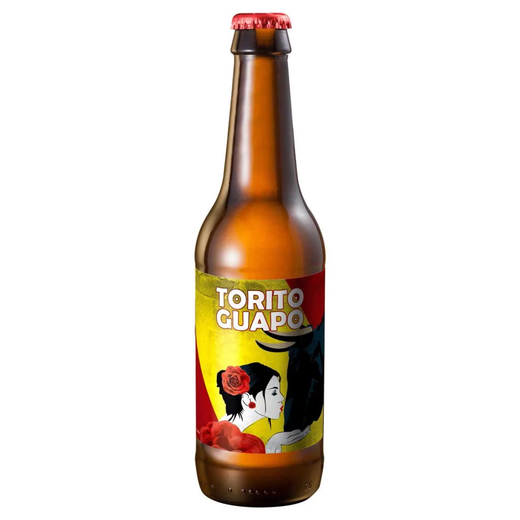 Comprar Cerveza Artesanal Torito Guapo. Tipo Maibock, cerveza rubia, muy equilibrada, alta graduación. Producto gourmet Cuenca. Delicatessen Castilla-La Mancha.