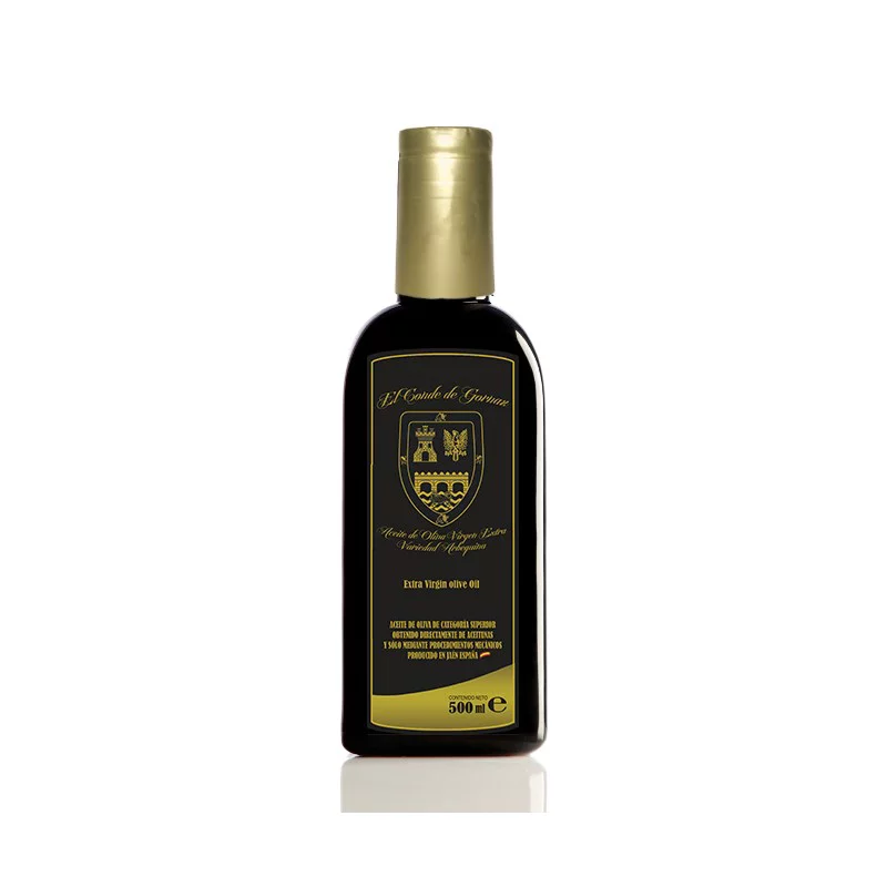 Comprar Aceite de Oliva Virgen Extra, AOVE, El Conde de Gornaz. Variedad Arbequina, Recolección temprana. Producto Gourmet de Andújar, Jaén. Delicatessen Andalucía.