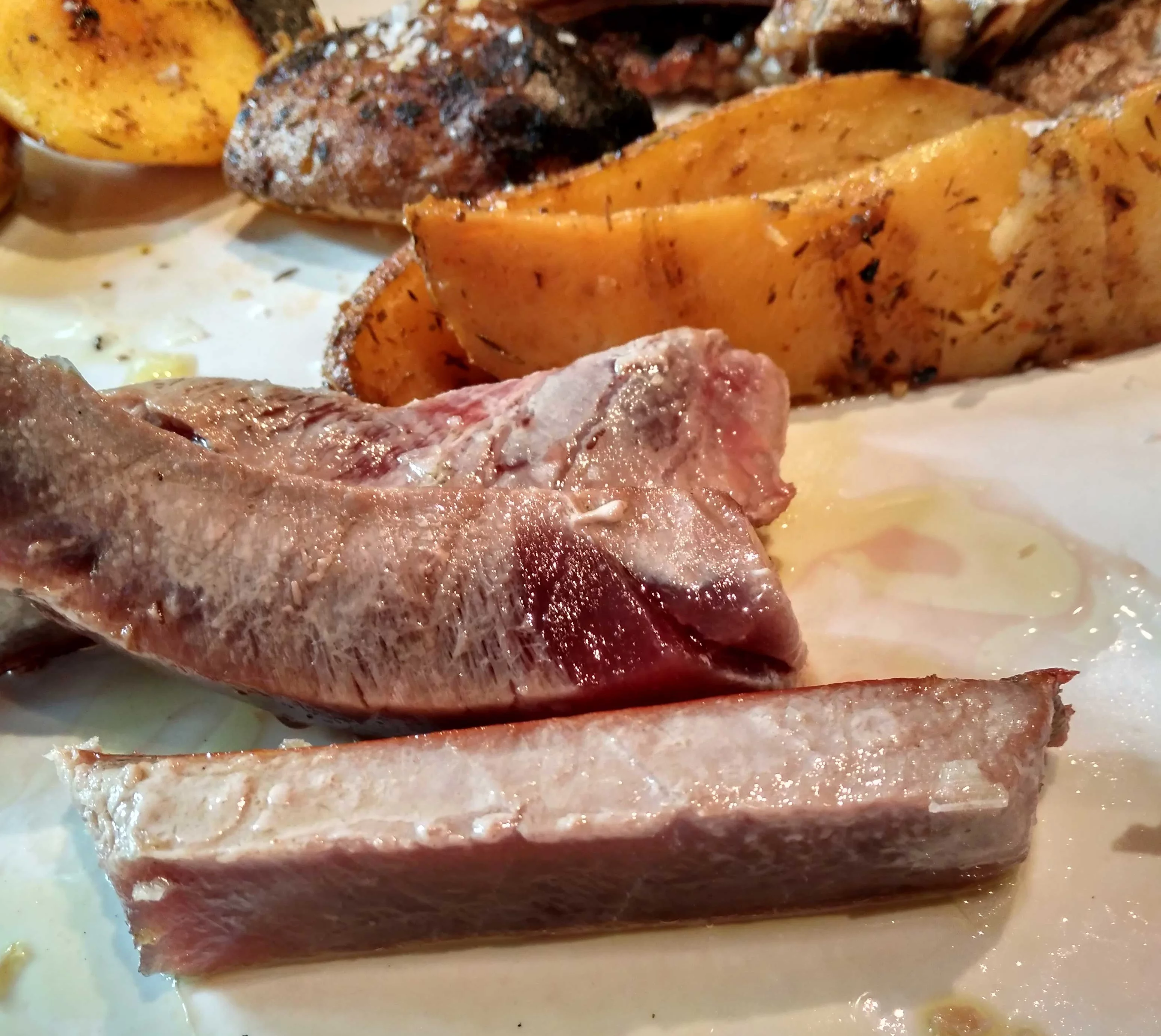 Restaurante Palacio de Gallego, Baeza. Atún de Almadraba a la Brasa