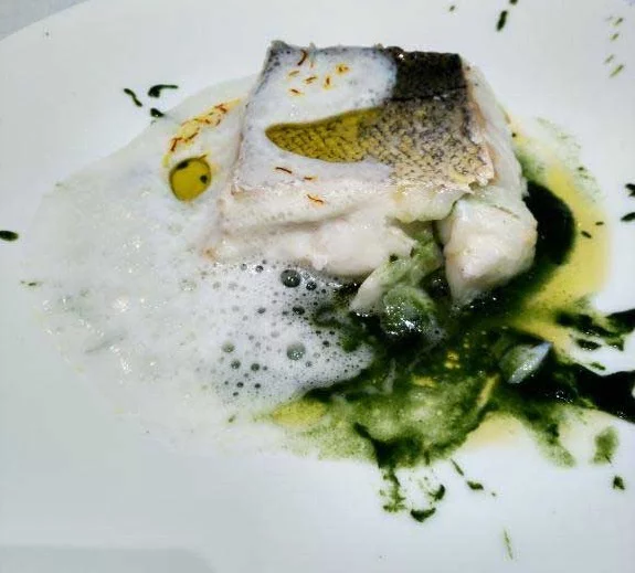 Restaurante Palacio Gallego, Baeza. Lanas de Bacalao a la Andaluza
